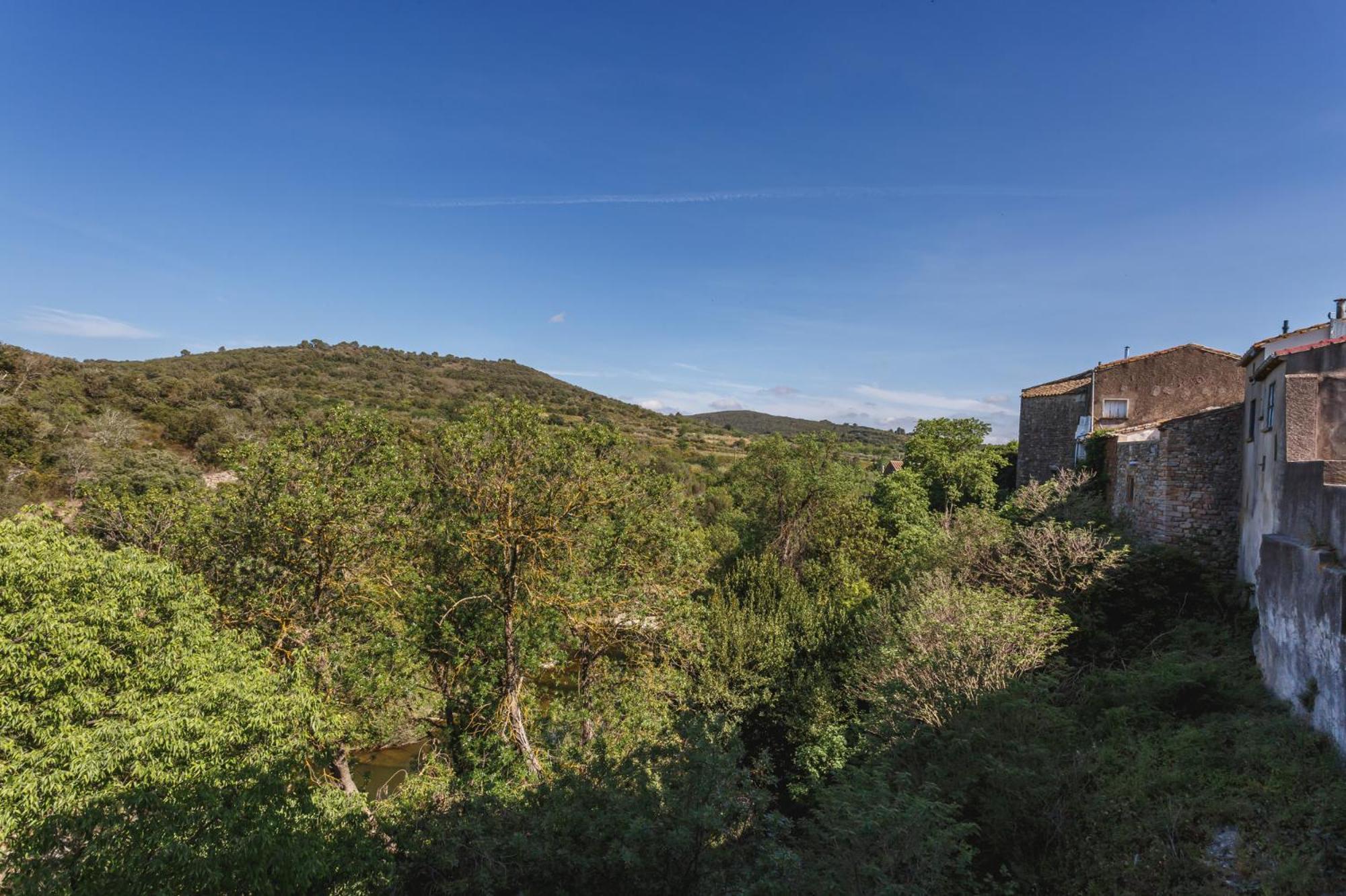 Cosy Apartment In Ancient Gabian With River And Vineyard Views Exterior photo
